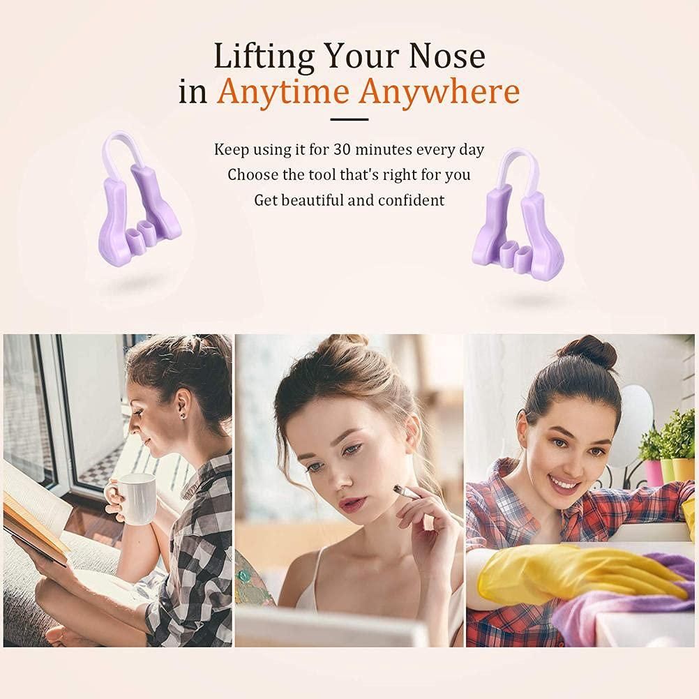 Silicone Nose Shaper Clip, Nose Corrector Device Nose Bridge Straightener Corrector