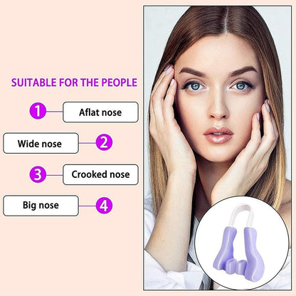 Silicone Nose Shaper Clip, Nose Corrector Device Nose Bridge Straightener Corrector