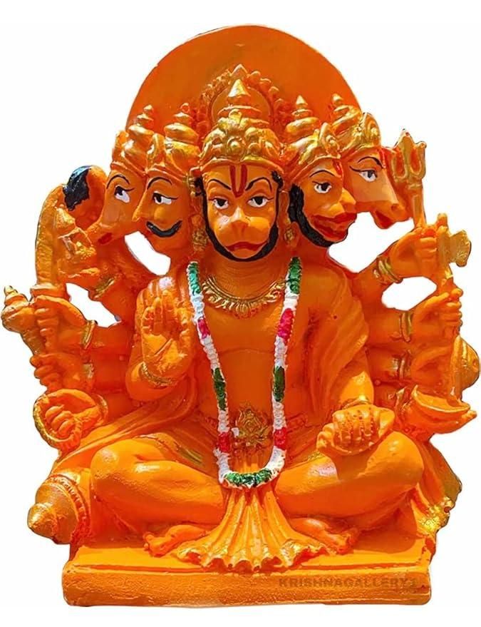 Panchmukhi Hanuman Statue for Pooja Murti