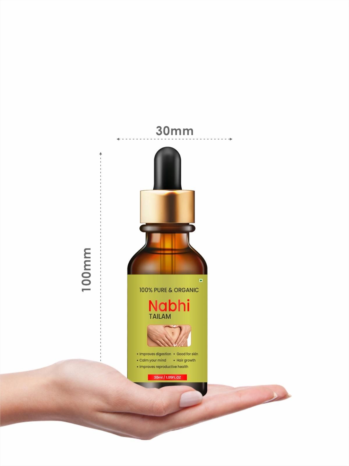 Nabhi Touch Ayurvedic Relief Oil For Belly (Pack of 2) Roposo Clout