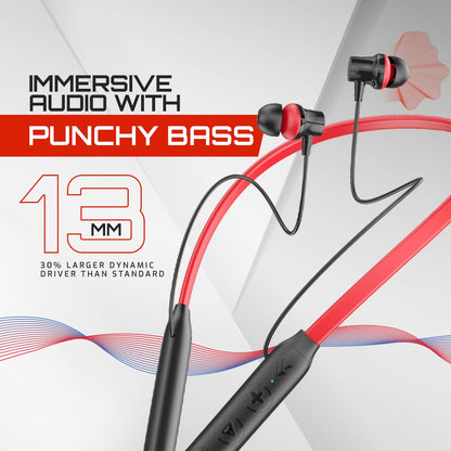 Bluetooth Wireless Neckband in Ear Earphone Headset with deep bass