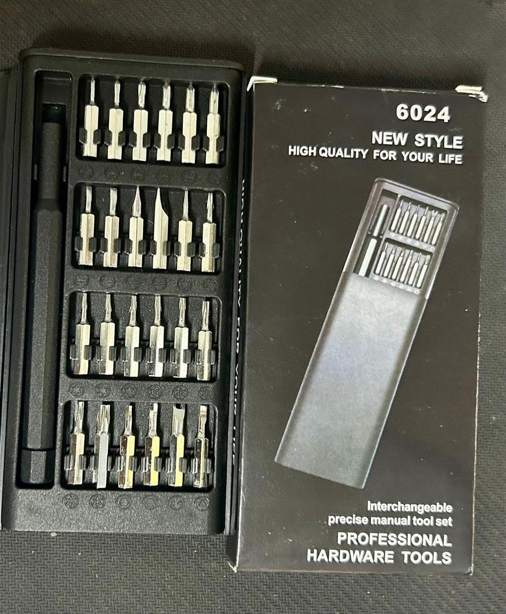 24-in-1 Precision Screwdriver Set with 24 Alloy S2 Steel Bits,Repair Tool Kit