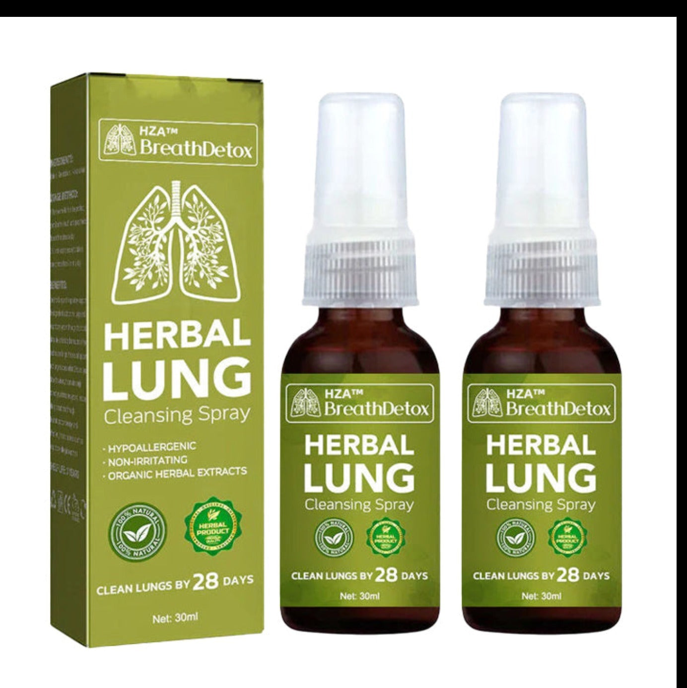 Herbal Lung Mist cleaning spray(pack of 2)