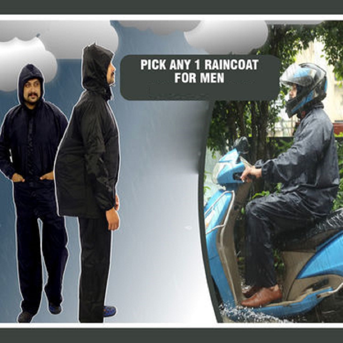 Fidato Men's Raincoat