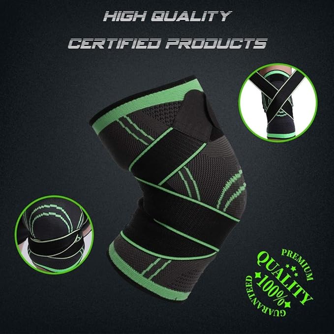 Sports Kneepad Men Elastic Knee Pads Support Fitness Gear Basketball Volleyball Brace Protector