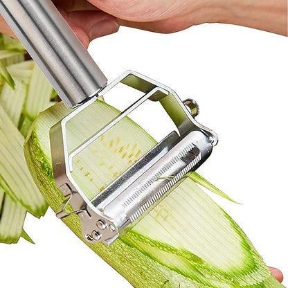 Peeler Multifunctional Kitchen Stainless Steel 4-in-1 Peeler