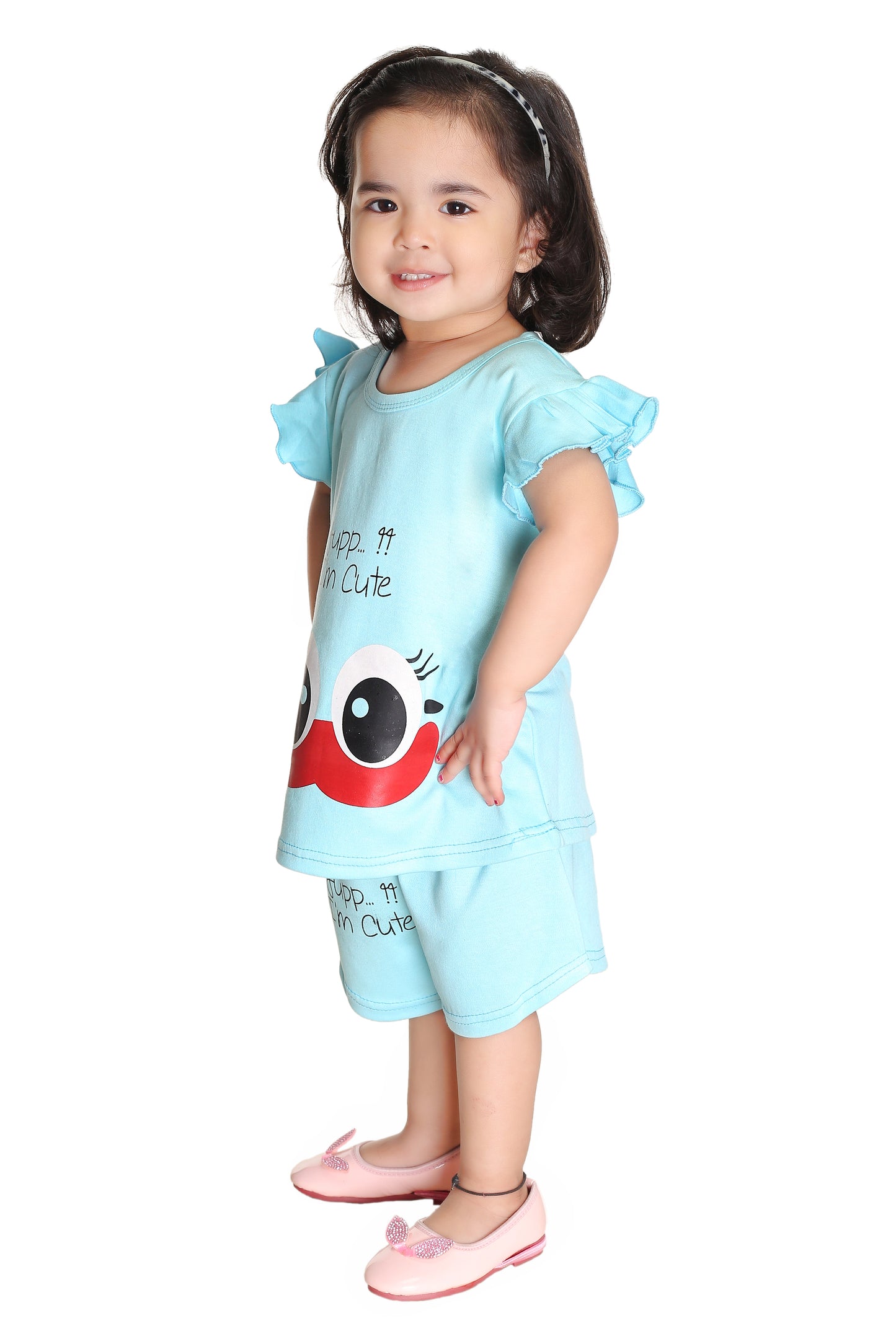 New gen Baby Girls Casual T-shirt Shorts