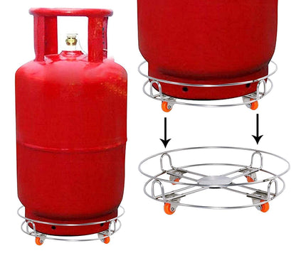 Awwalline (2 trolley) with heavy wheels Gas Cylinder Trolley