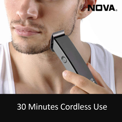 Rechargeable Cordless: 30 Minutes Runtime Beard Trimmer for Men