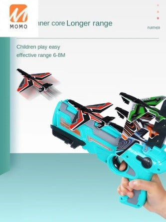 Bubble Plane Launch Gun Children's Outdoor Gliding Toy