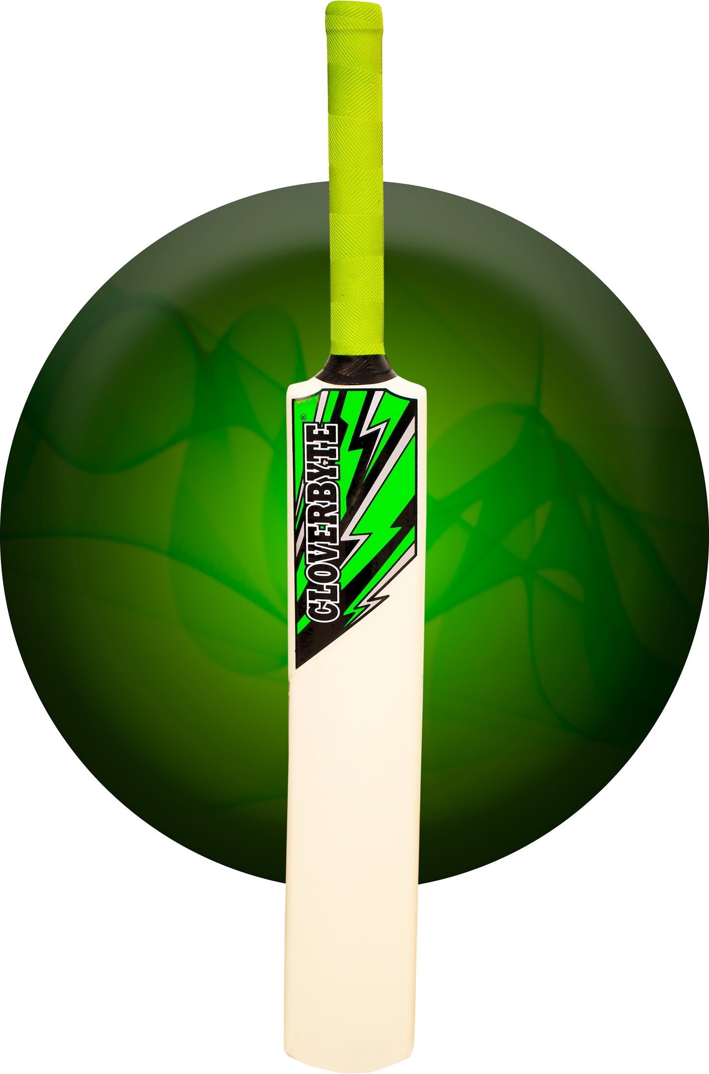 CLOVERBYTE White 5 No. Size Cricket Bat For Children Age Group 8-15 years PVC/Plastic Bat (450 g)