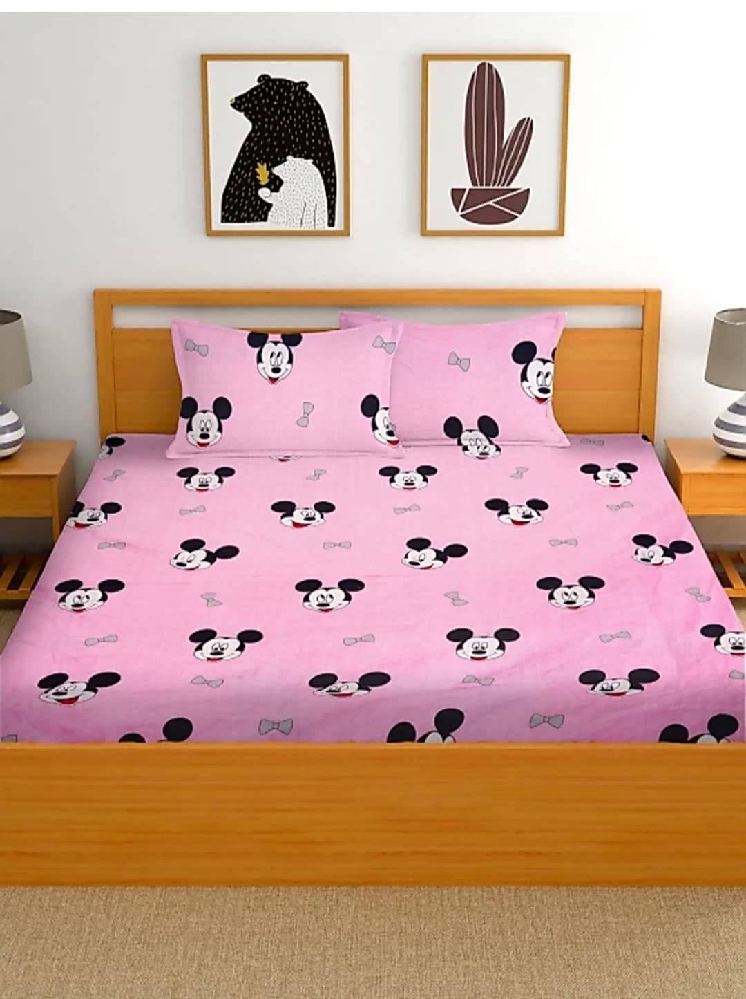 Premium Single Bed sheet With Pillow Cover