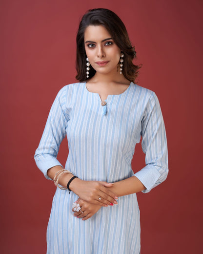 Specially Designed Kurti Pair For Day To Day Use