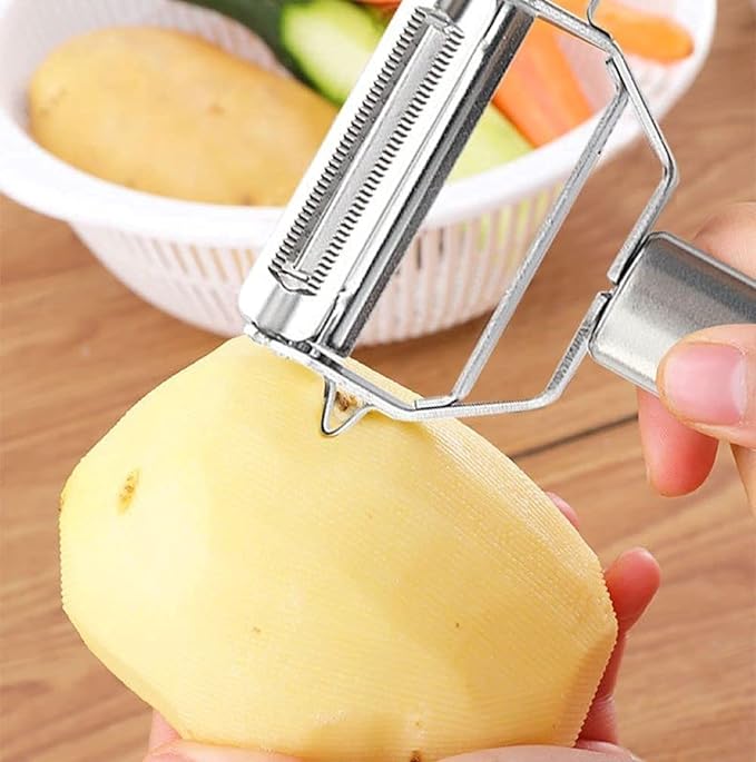 Peeler Multifunctional Kitchen Stainless Steel 4-in-1 Peeler