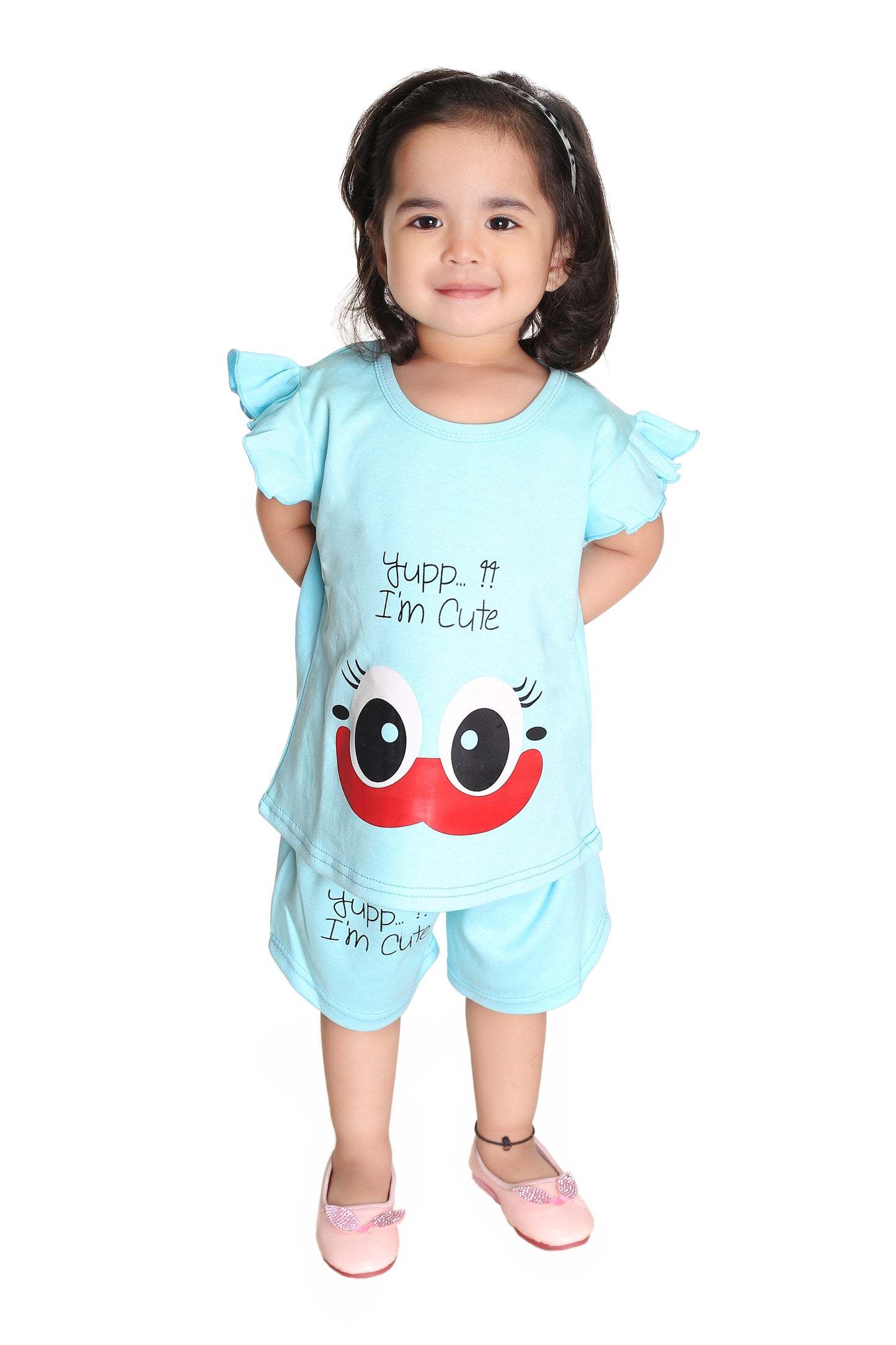 New gen Baby Girls Casual T-shirt Shorts