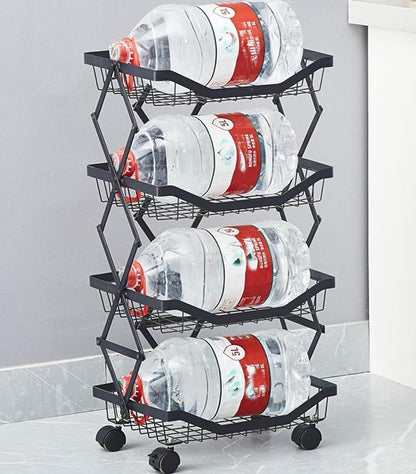 Kitchen Racks and Shelves for Storage Storage Rack - Perfect for Tidy Space (4 Tier)