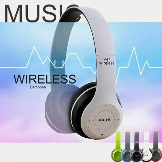 P47 Wireless Sports Earphone Portable FM,Mic Bluetooth Headphone With calling Bluetooth Headset