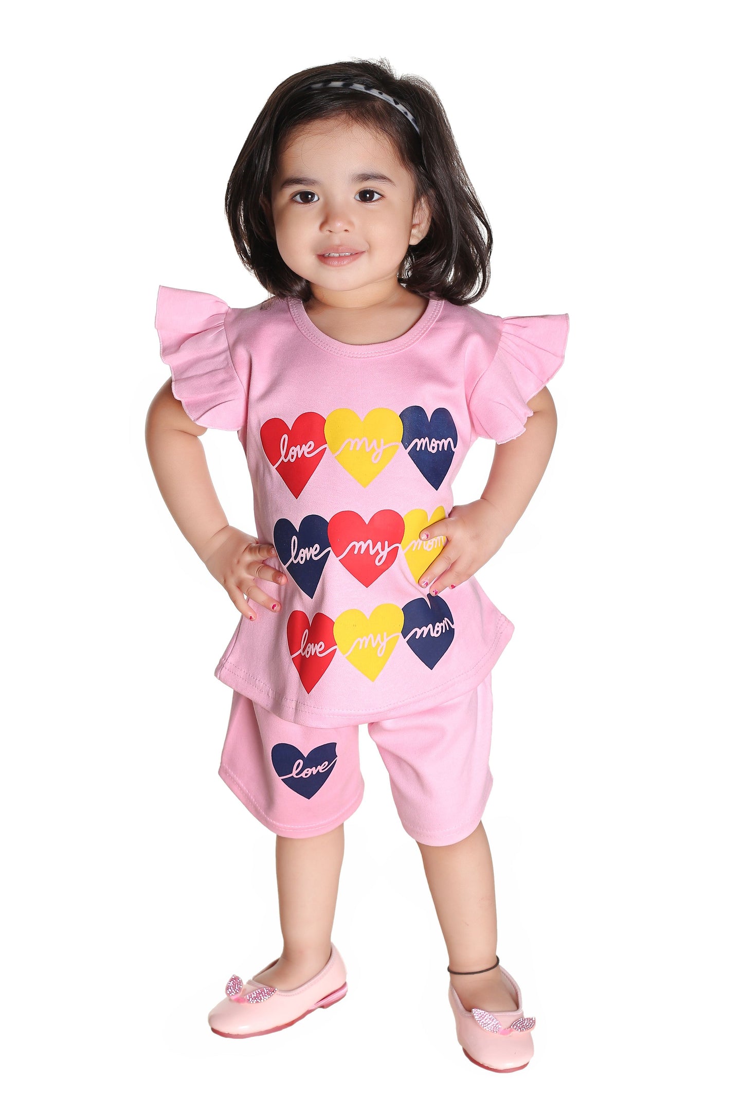 New gen Baby Girls Casual T-shirt Shorts