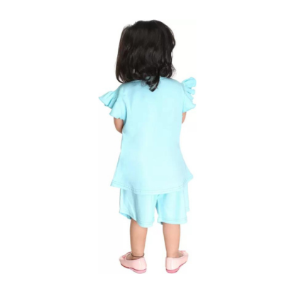 New gen Baby Girls Casual T-shirt Shorts