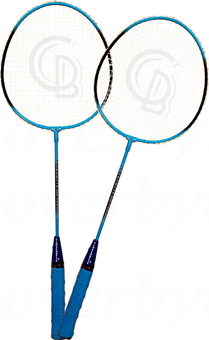 Premium Blue LightWeight Badminton 1 Pair with 2 pc Shuttles & Skipping Rope Badminton Kit