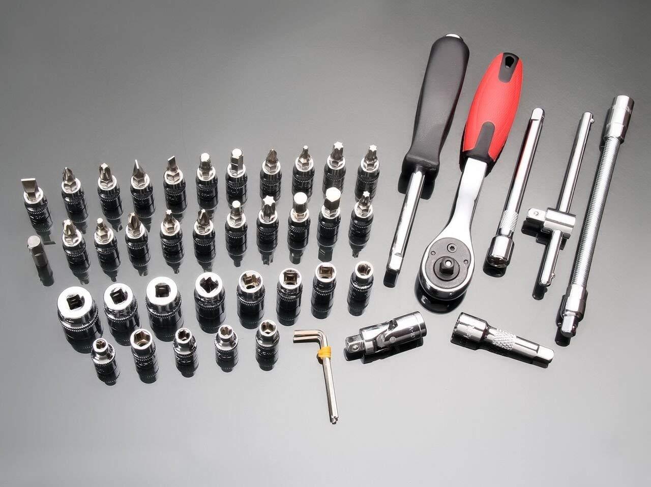 Hardware Tools- 46 in 1 Multi Purpose Combination Socket Tool Kit Roposo Clout