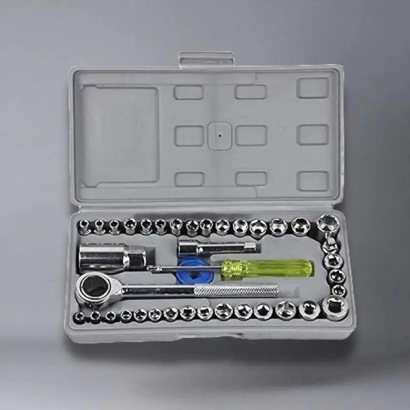 Screwdriver Tool Kit-Multipurpose 40 in 1 Screwdriver Socket Set and Bit Tool Kit Set Roposo Clout