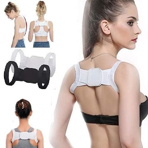 Shoulder & Back Straightener Elastic Spine Support Posture Corrector Belt Roposo Clout