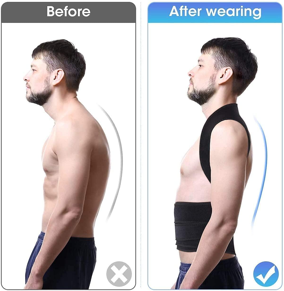 Back & Abdomen Support Pain Relief Posture Corrector Belt Roposo Clout